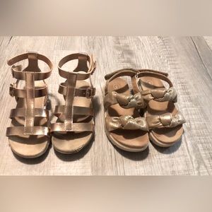 Cat & Jack toddler girl sandal bundle